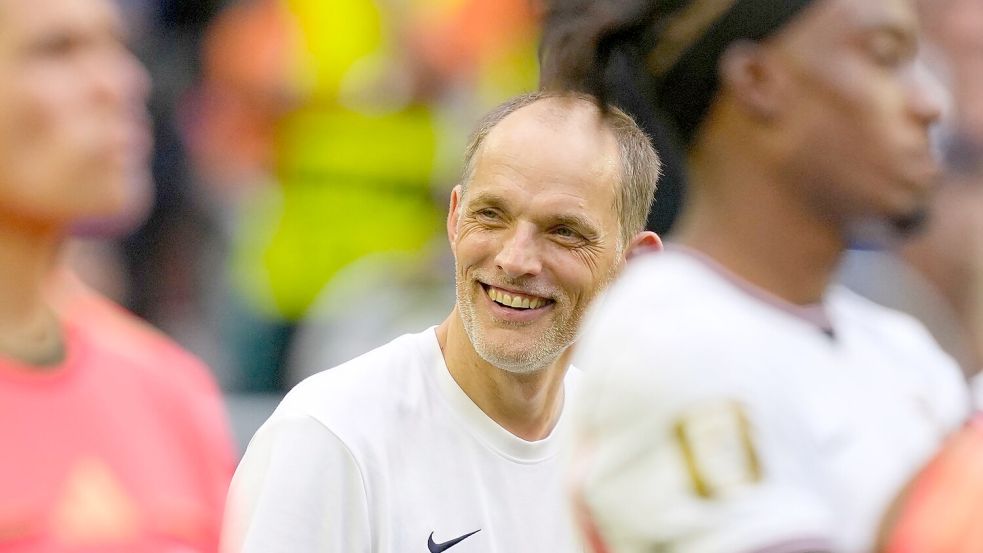 Thomas Tuchel lächelt wieder. Foto: Rebecca Blackwell