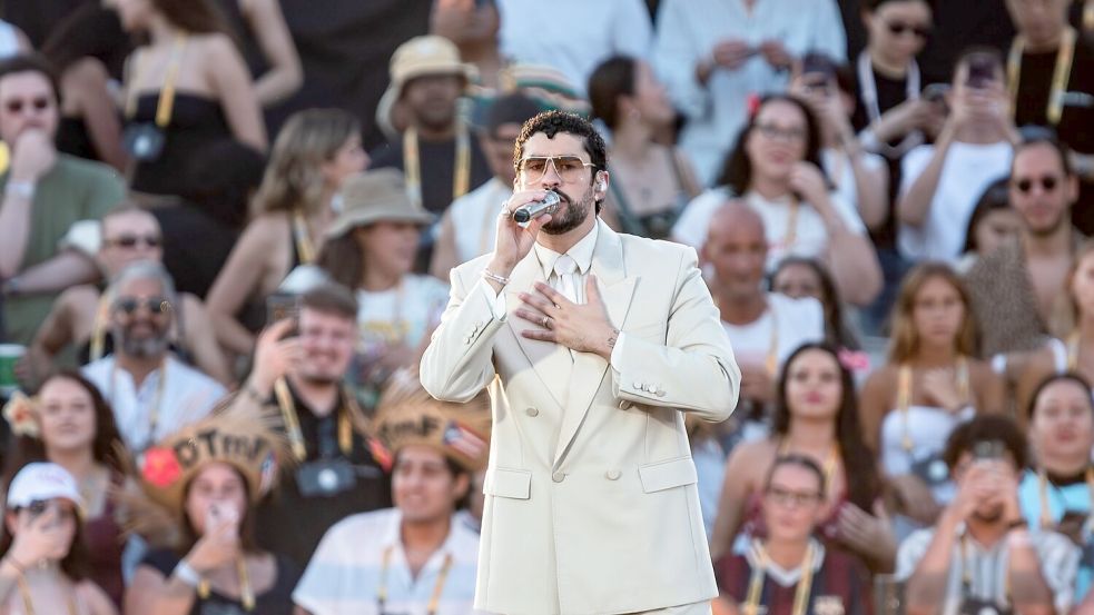 Ein Konzert von Bad Bunny musste wegen eines Hagelschauers abgebrochen werden. (Archivbild) Foto: Mirko Fava/Tsck