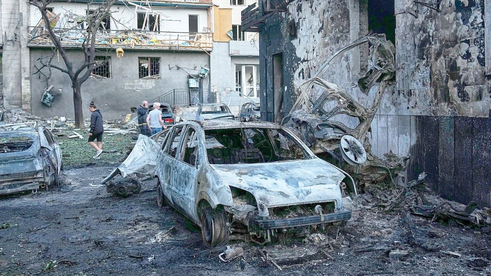 Russland hat die ukrainische Hauptstadt Kiew erneut massiv mit Raketen angegriffen. Foto: Efrem Lukatsky