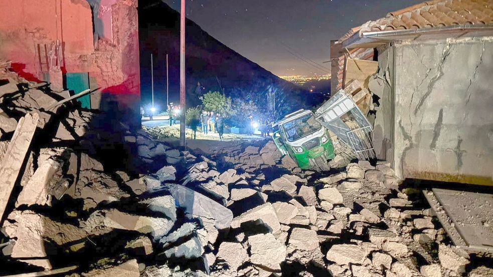 Ein schweres Erdbeben in Peru hat mehrere Todesopfer gefordert. Foto: Jhefry Sedano