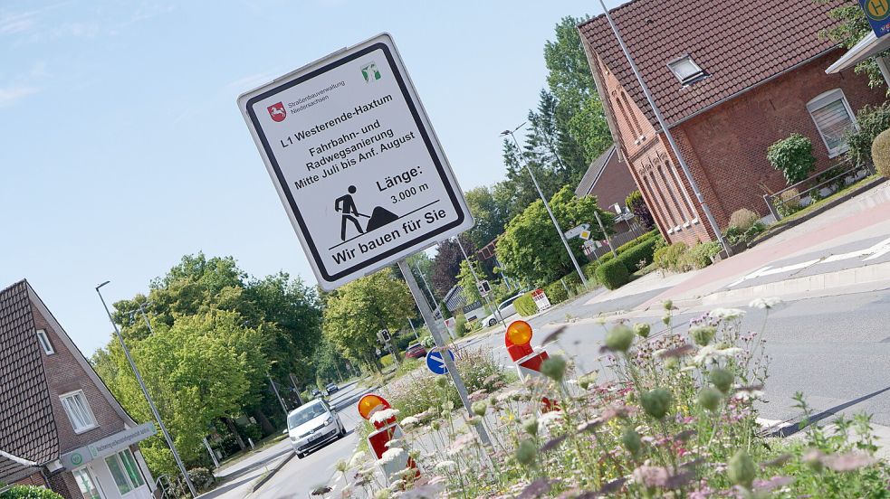 Die Oldersumer Straße wird am Dienstag, 14. Juli 2026, vollständig gesperrt. Foto: Jurij Babanin