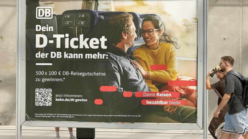Das Deutschlandticket gilt auch bis in einige grenznahe Orte im Ausland. Foto: Imago/Hanno Bode