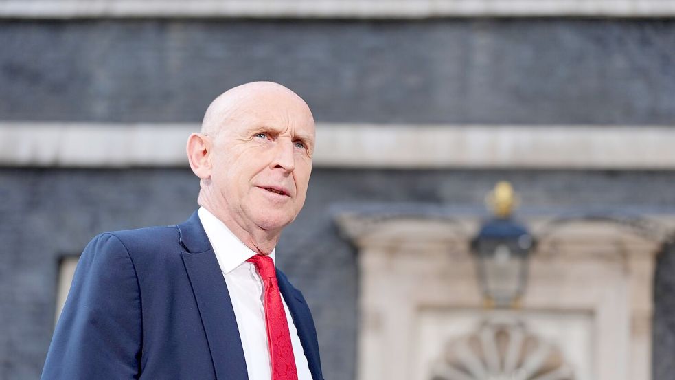 Der ehemalige Verteidigungsminister John Healey ist nun Finanzminister. Foto: Yui Mok