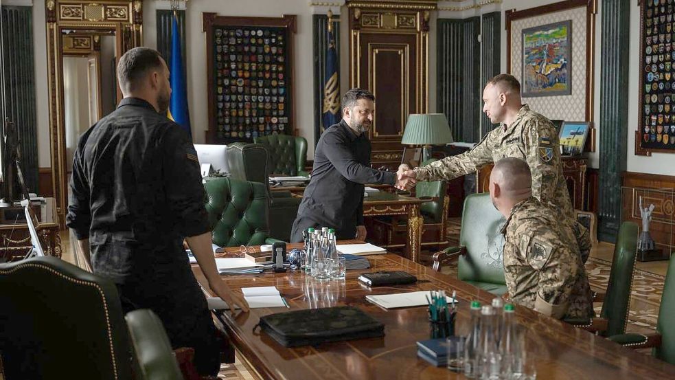 Präsident Selenskyj musste in tagelangen Gesprächen einen Ausweg aus der Krise suchen. Foto: Uncredited