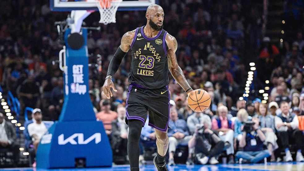 LeBron James sucht eine neue sportliche Herausforderung. (Archivbild) Foto: Gerald Leong