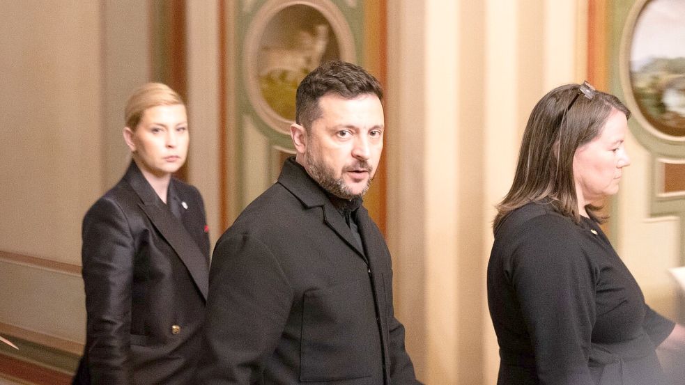 US-Präsident Trump soll nach Darstellung des ukrainischen Präsidenten Selenskyj die geforderten Patriot-Lizenzen zugesagt haben. Foto: Allison Robbert