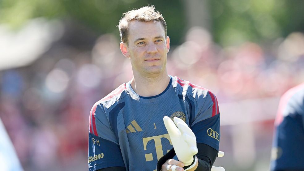 Startet voraussichtlich in sein letztes Profijahr: Bayern-Kapitän Manuel Neuer. Foto: Angelika Warmuth