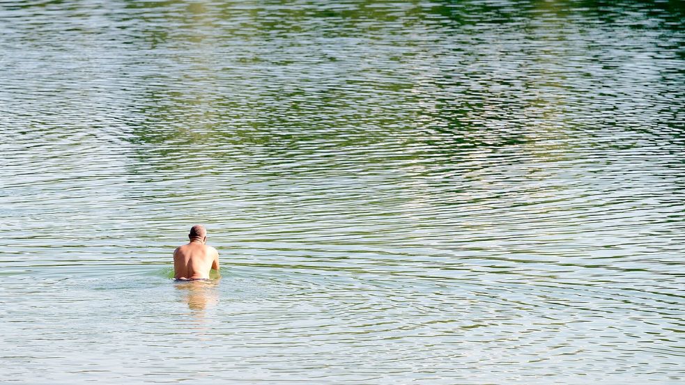 Abkühlung war auch im Juli bei heißen Tagen gefragt. Foto: Uwe Anspach