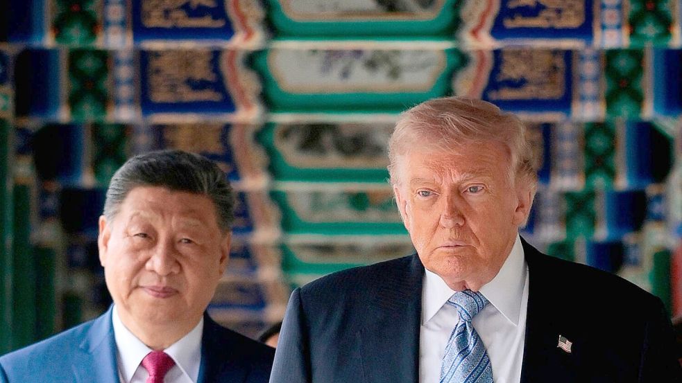 Donald Trump hat einen Besuch von Xi für September angekündigt. Insgesamt könnte es dieses Jahr vier Treffen der beiden Präsidenten geben. Foto: Evan Vucci