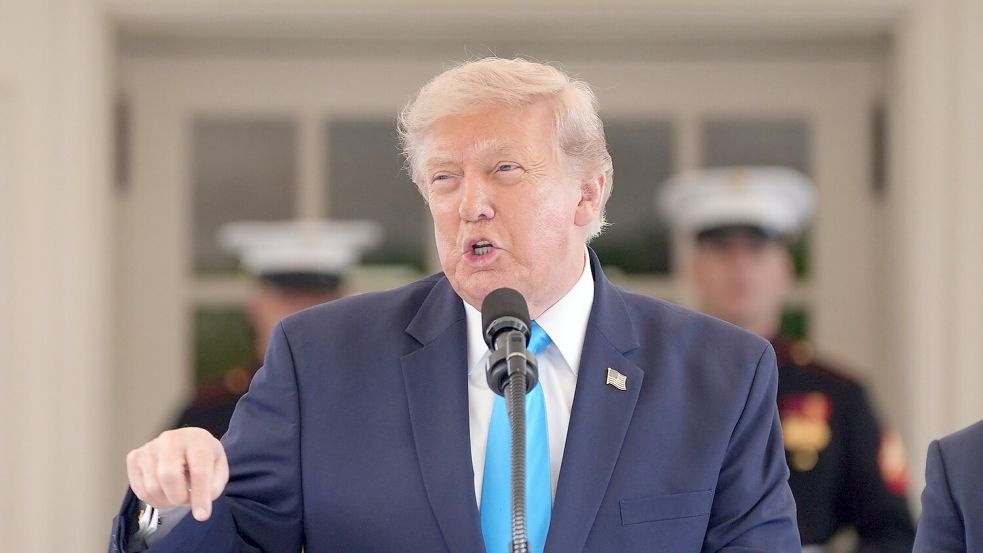 US-Präsident Trump hatte den Plan öffentlich gemacht. Foto: Alex Brandon