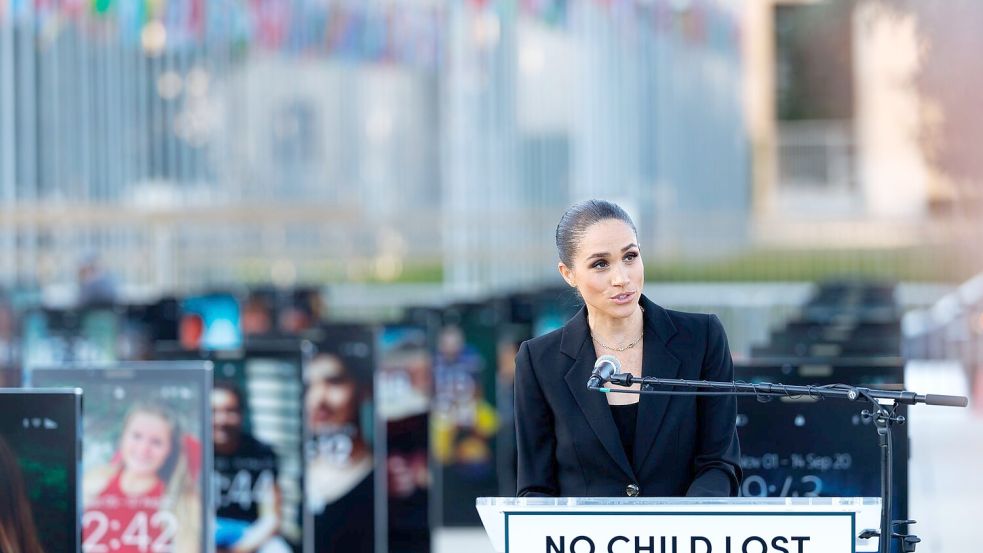 Immer wieder engagiert sich Meghan für den guten Zweck. (Archivbild) Foto: Cyril Zingaro