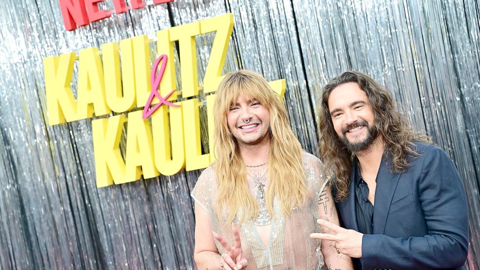 Deutschlands wohl bekannteste Zwillinge: Bill und Tom Kaulitz. (Archivbild) Foto: Sebastian Gollnow/dpa