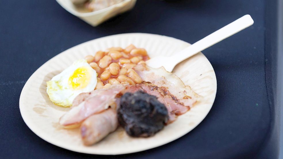 Wer in England das klassische Frühstück genießt, ist danach erstmal satt. Foto: Eduardo Parra