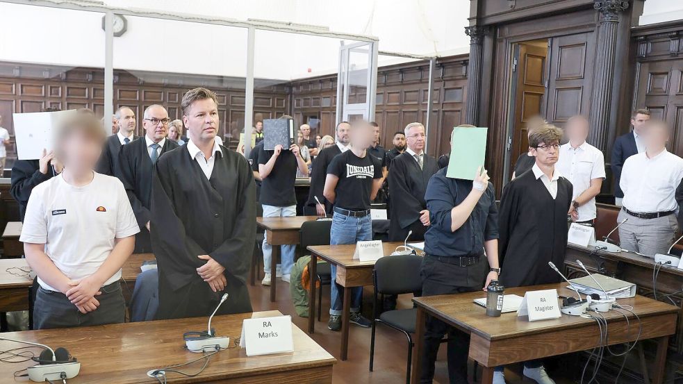 Alle Angeklagten wurden wegen Mitgliedschaft oder Unterstützung der rechten Terrorgruppe verurteilt. Foto: Christian Charisius