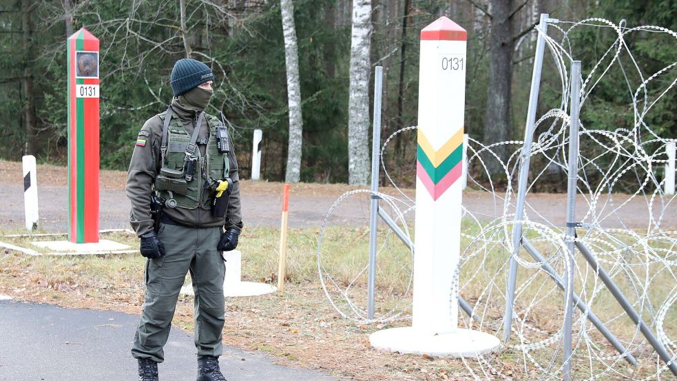 Lettland grenzt im Osten auf einer Länge von rund 172 Kilometern an Russlands engen Verbündeten Belarus. (Archivbild) Foto: -