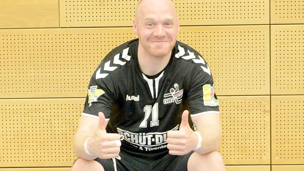 Sven Seidler bei einem seiner letzten Auftritte für den OHV Aurich im Jahr 2019. Foto: Bernd Wolfenberg