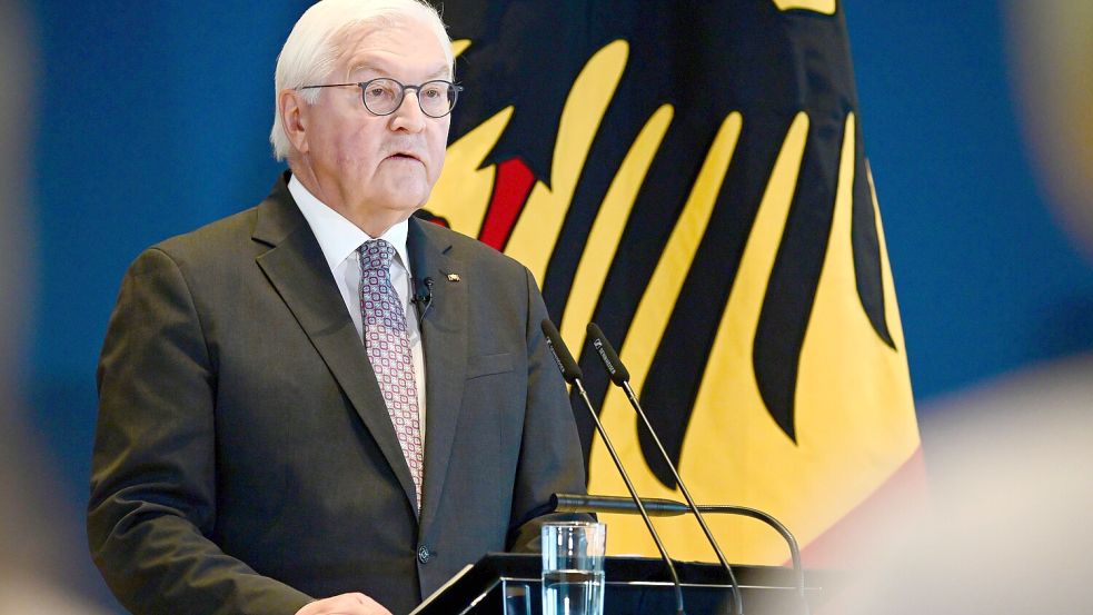 In den letzten Zügen seiner Amtszeit: Bundespräsident Frank-Walter Steinmeier (SPD). Im vergangenen Jahr noch hatte es auch aus der CDU geheißen, man wünsche sich eine Frau als Nachfolgerin. Foto: Sebastian Gollnow/dpa