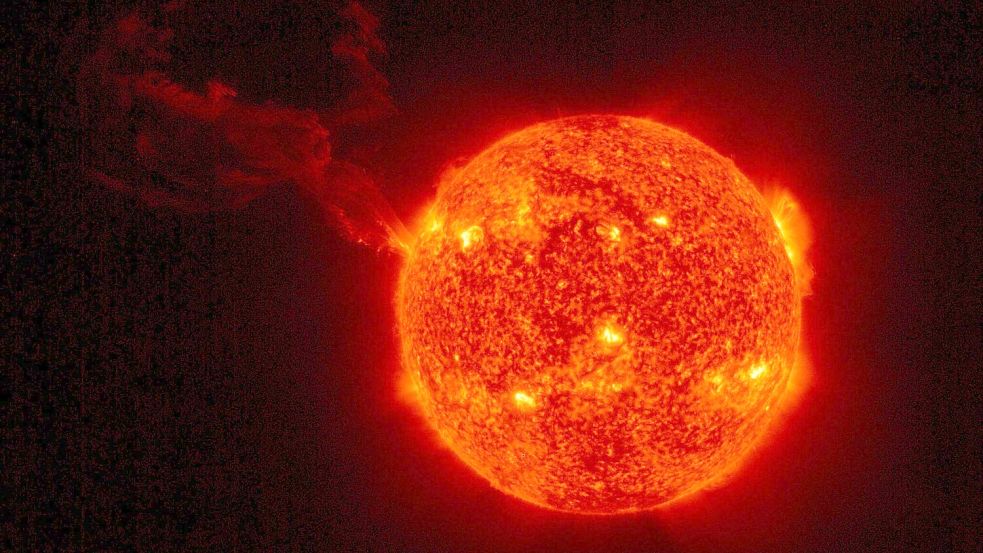 Sonneneruption, aufgenommen von der Sonde „Solar Orbiter“ Foto: Solar Orbiter/EUI Team/ESA & NAS