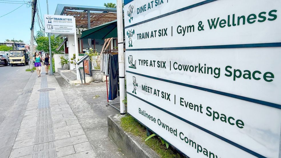 Coworking Spaces, Gyms, Wellness: Canggu hat sich ganz auf digitale Nomaden eingestellt. Foto: Carola Frentzen/dpa