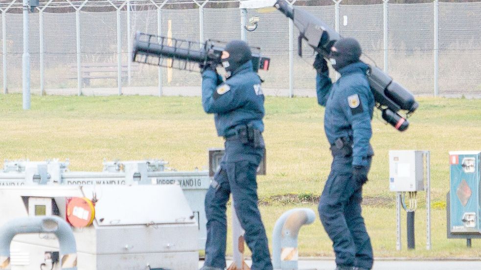 Die Drohnenabwehreinheit der Bundespolizei wurde im Dezember in Dienst gestellt. (Archivfoto) Foto: Carsten Koall