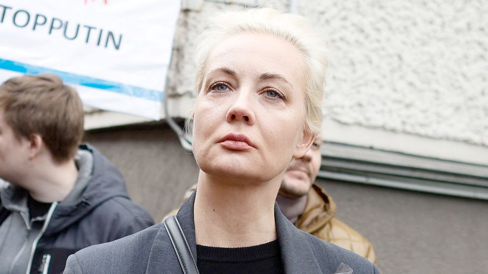 Die Oppositionspolitikerin Julia Nawalnaja sieht in dem Auschluss von Jabloko von der Wahl ein Zeichen für Angst des Kreml. (Archivbild) Foto: Carsten Koall/dpa