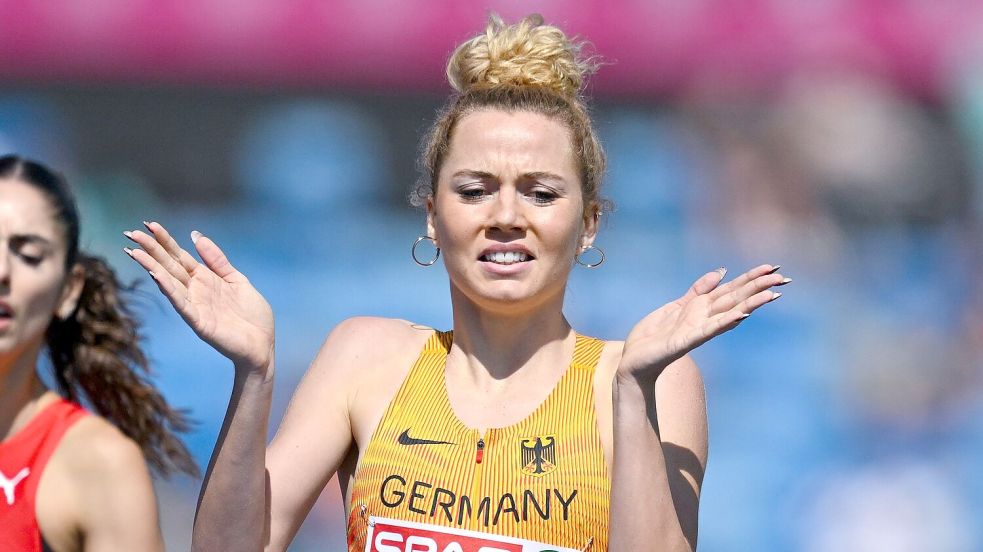 Smilla Kolbe zeigte einen starken 800-Meter-Vorlauf. Foto: Sven Hoppe