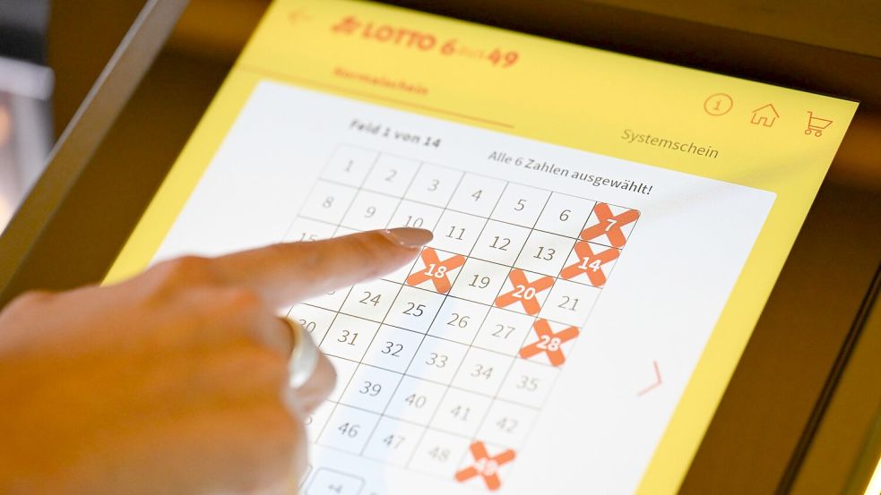 Welche Zahlen führen zum Hauptgewinn? Die nächste Lotto-Ziehung steht an. (Symbolbild) Foto: Bernd Weißbrod