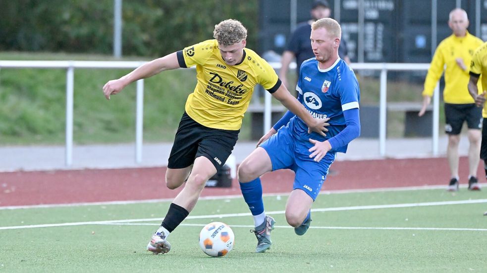 Der TuS Weene führte lange in Esens und verlor am Ende knapp. Foto: Jens Doden (Blomberg)