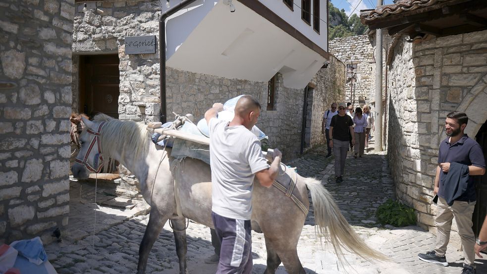 Die Altstadt in Berat wurde von der Unesco zum Weltkulturerbe erklärt. Die Besucherzahlen steigen rasant. Foto: EU-Kommission