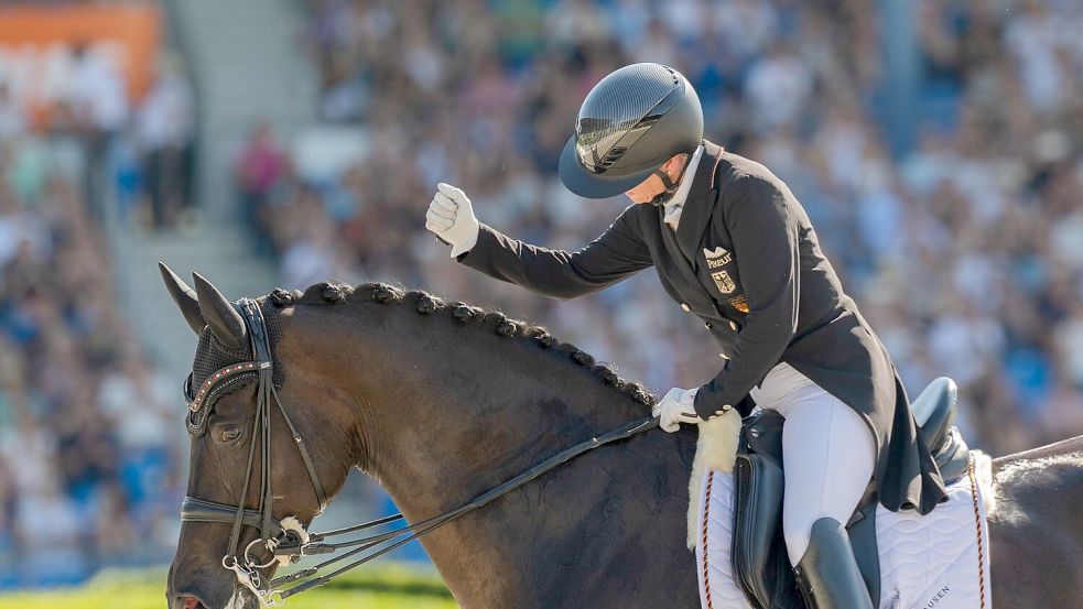 Isabell Werth gewinnt Bronze. Foto: Rolf Vennenbernd