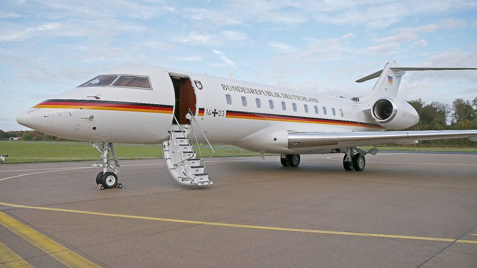 Eine Bombardier Global 5000 - hier in heimischen Gefilden zu sehen. (Archivbild) Foto: Oliver Berg