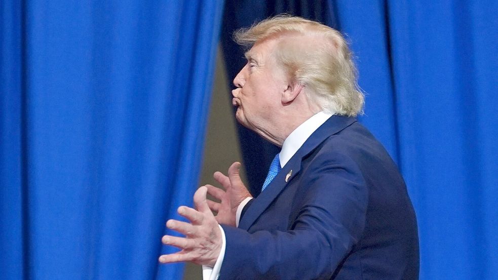 Für US-Präsident Trump schien das Rahmenabkommen ein entscheidender Schritt zur Beendigung des Iran-Kriegs zu sein. (Archivbild) Foto: Julia Demaree Nikhinson/AP/dpa