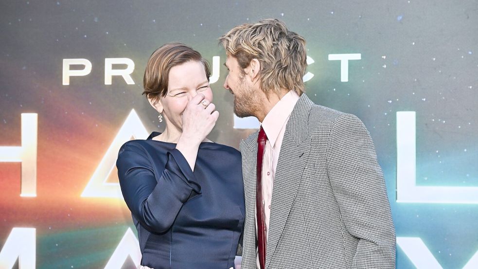 Ryan Gosling ist angetan von Sandra Hüllers Humor. (Archivbild) Foto: Evan Agostini/Invision/dpa