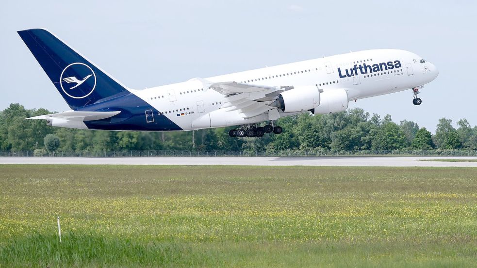 Lufthansa betreibt ihre A380-Flotte in München. (Symbolbild) Foto: Sven Hoppe