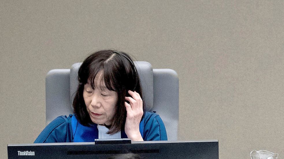 Die US-Regierung will die Präsidentin des Internationalen Strafgerichtshofs, Tomoko Akane, auf die Sanktionsliste setzen. Foto: Koen Van Weel/ANP Pool via AP/dp