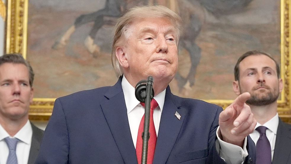 Trump kündigt einen Wirtschaftskrieg gegen den Iran an. Foto: Jacquelyn Martin
