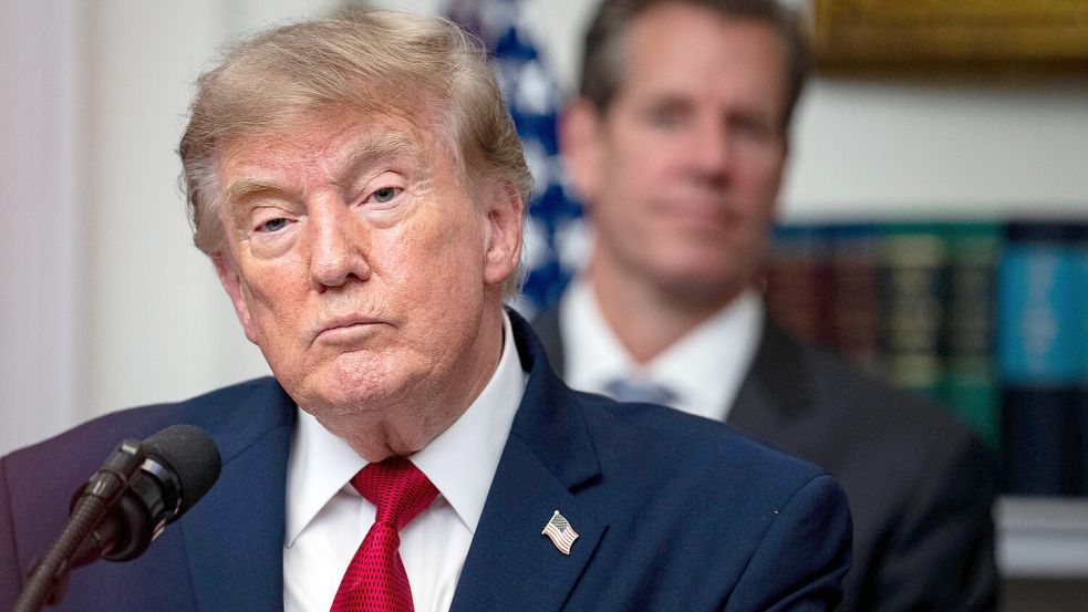 So unbeliebt wie lange nicht mehr: US-Präsident Donald Trump. Foto: IMAGO/CNP/AdMedia