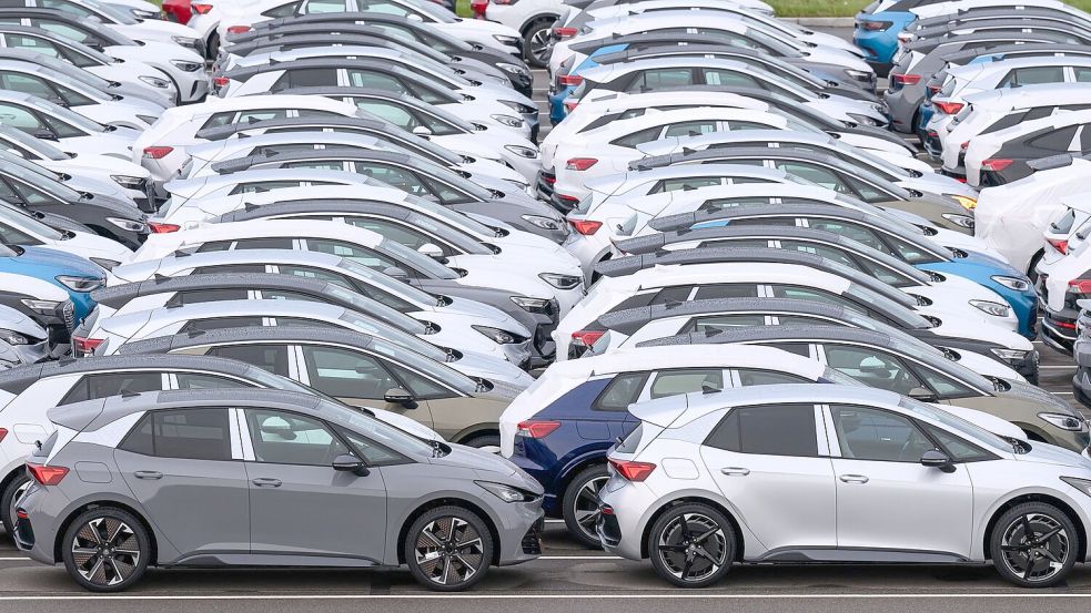 Die Automobilindustrie beklagt hohe US-Zölle. (Archivfoto) Foto: Hendrik Schmidt