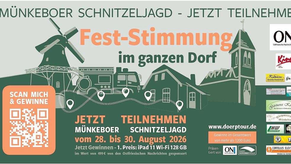 Es gibt Preise im Wert von 1200 Euro zu gewinnen.