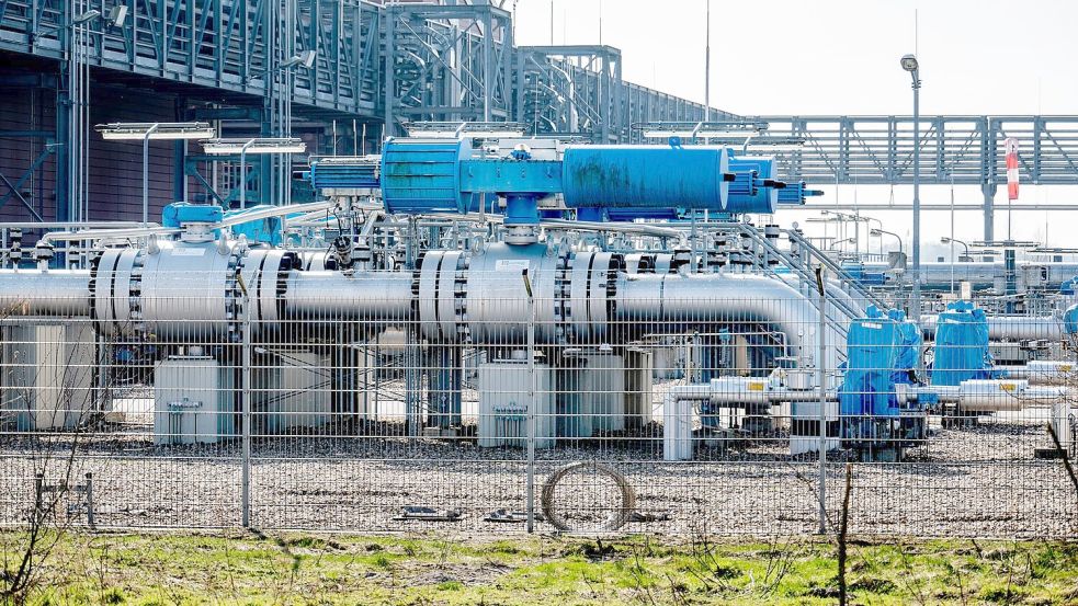 Wichtiger Bestandteil der Energieversorgung: Technische Anlagen zur Speicherung von Erdgas in unterirdischen Kavernen. Foto: Hauke-Christian Dittrich/dpa