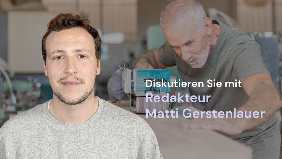 Redakteur Matti Gerstenlauer diskutiert mit Ihnen über die geplante Abschaffung des Altersteilzeit-Blockmodells. Foto: IMAGO/Pond5 Images/noz