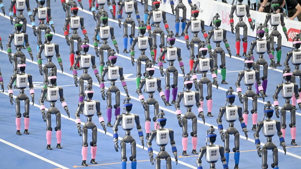 China investiert viel Geld in die Entwicklung humanoider Roboter. Foto: Johannes Neudecker/dpa