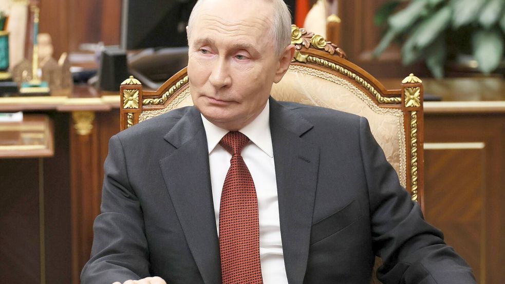 Der russische Präsident Wladimir Putin erwartet in seinem Angriffskrieg gegen die Ukraine eine Niederlage Kiews. (Archivbild) Foto: Mikhail Metzel