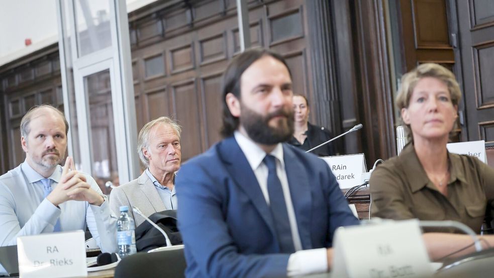 Block und ihr Lebensgefährte Delling stehen seit Juli 2025 vor Gericht. Foto: Christian Charisius