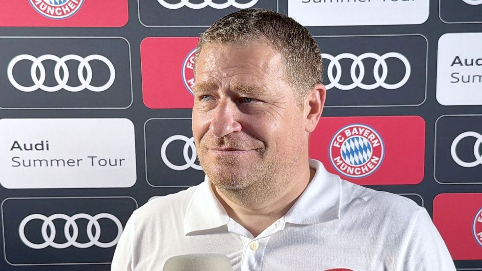 Der FC Bayern hat den Vertrag mit Sportvorstand Max Eberl verlängert. (Archivbild) Foto: Christian Kunz/dpa