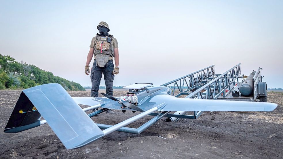 Ein ukrainischer Drohnenangriff soll mehrere Zivilisten im russisch besetzten Teil des Gebietes Luhansk getötet haben. (Archivbild) Foto: Dan Bashakov