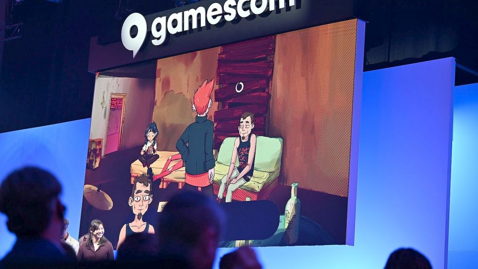 Eine Paintbucket-Entwicklerin stellte bei der Gamescom „Grenzgänger“ vor. Foto: Wolf von Dewitz/dpa