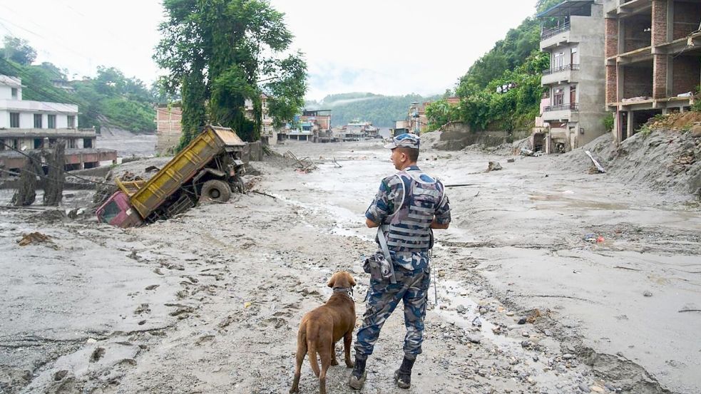 Das ganze Ausmaß des Unglücks wird erst langsam klar. Foto: Niranjan Shrestha