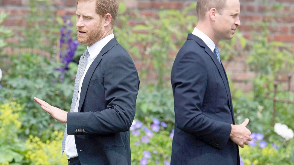 Spätestens seit der Veröffentlichung der Autobiografie Harrys „Spare“ scheint das Tischtuch zerschnitten. (Archivfoto) Foto: Dominic Lipinski/Pool PA via AP/