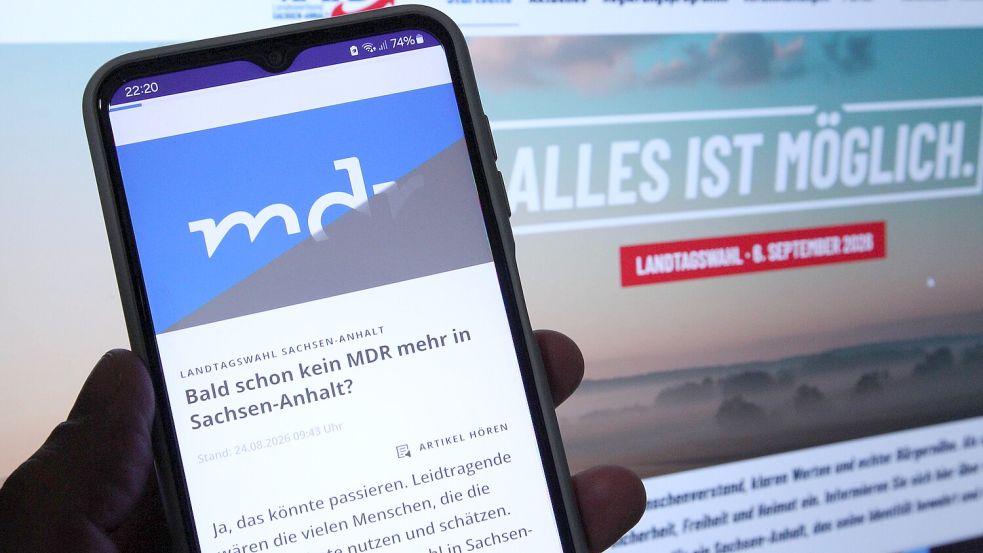 Der MDR berichtet über den Wahlkampf in Sachsen-Anhalt – und macht mit einer Guerilla-Aktion Stimmung gegen die AfD. Ein Eigentor, findet unser Kommentator. Foto: IMAGO/Bode